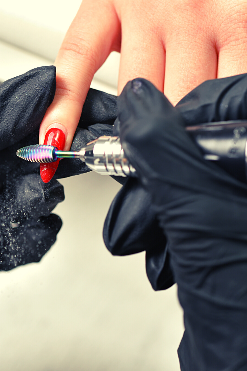 Remoção de banho de gel 